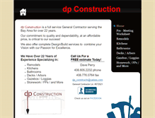 Tablet Screenshot of daveperryconstruction.com